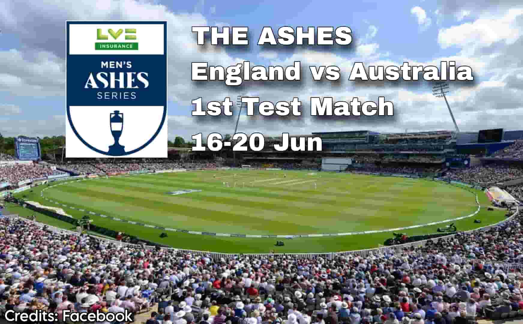Poster of The Ashes 2023 England vs Australia First Test match